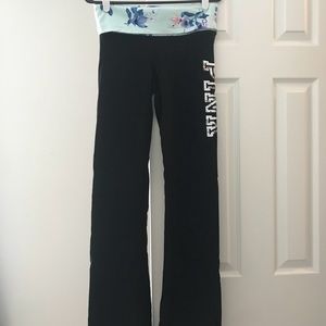 Victoria’s Secret PINK sequin flare yoga pants
